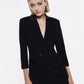 TAILLEUR GIACCA DOPPIOPETTO CON REVER A LANCIA NERO IMPERIAL
