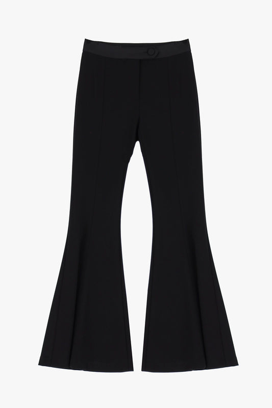Pantaloni flare monocolour con vita IMPERIAL