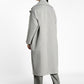 Cappotto lungo oversize monocolour con rever classici IMPERIAL