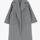 Cappotto lungo oversize monocolour con rever classici IMPERIAL