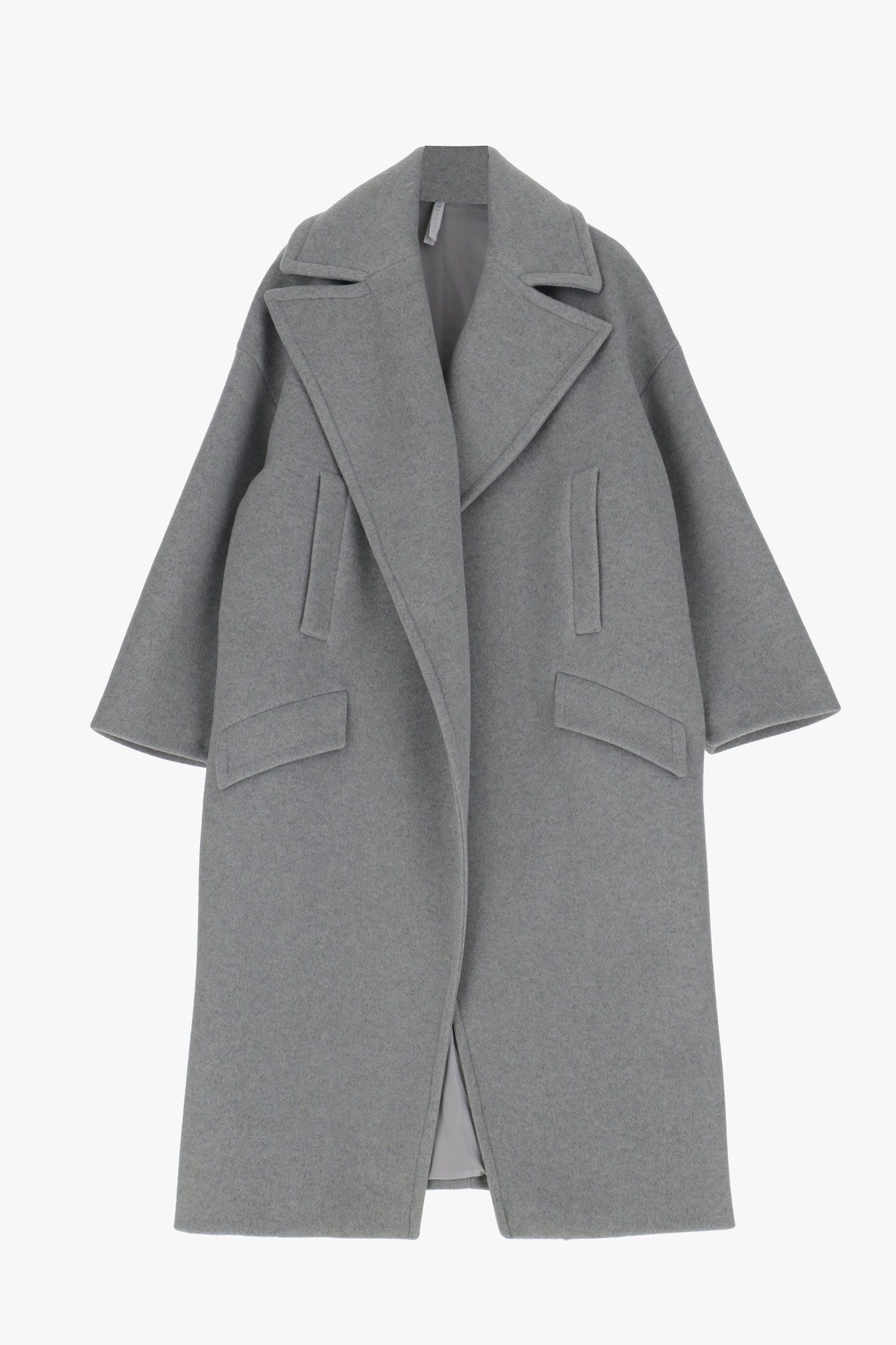 Cappotto lungo oversize monocolour con rever classici IMPERIAL