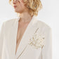Giacca monopetto con fiore applicato IMPERIAL