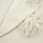 Giacca monopetto con fiore applicato IMPERIAL