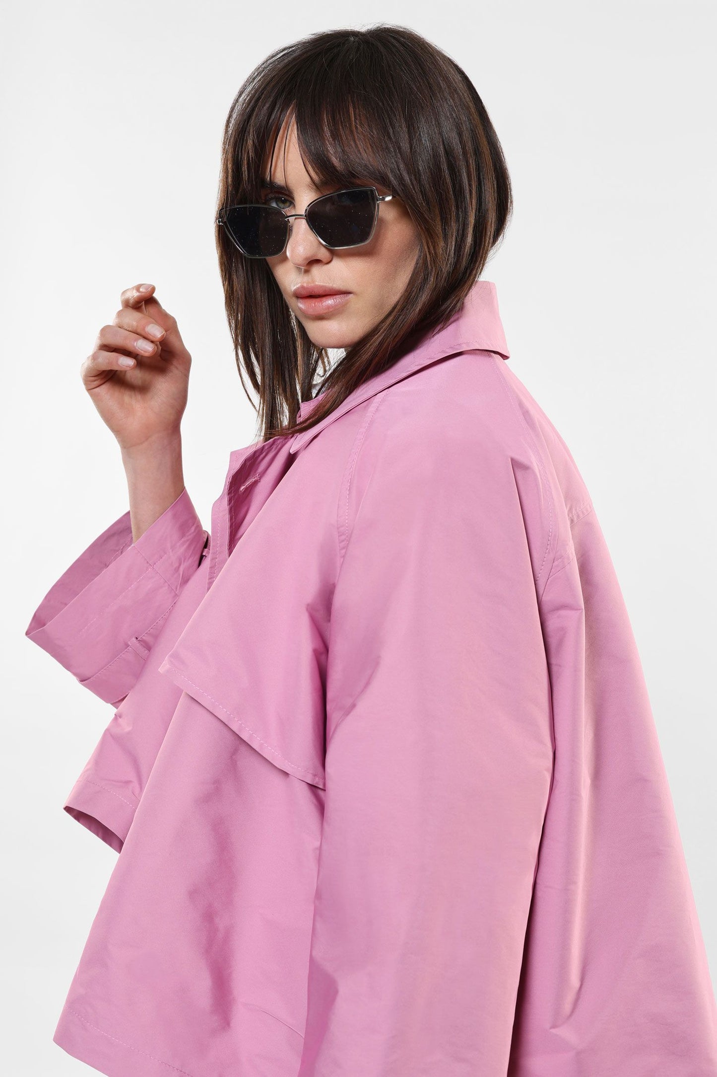 Giacca doppiopetto oversize con colletto classico IMPERIAL
