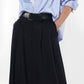 Pantaloni a palazzo monocolour con piega stirata e cintura IMPERIAL.