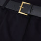 Pantaloni a palazzo monocolour con piega stirata e cintura IMPERIAL.