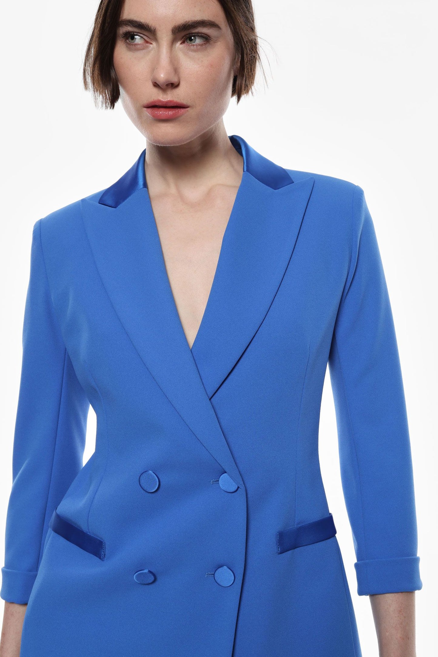 TAILLEUR GIACCA DOPPIOPETTO CON REVER A LANCIA INDACO IMPERIAL