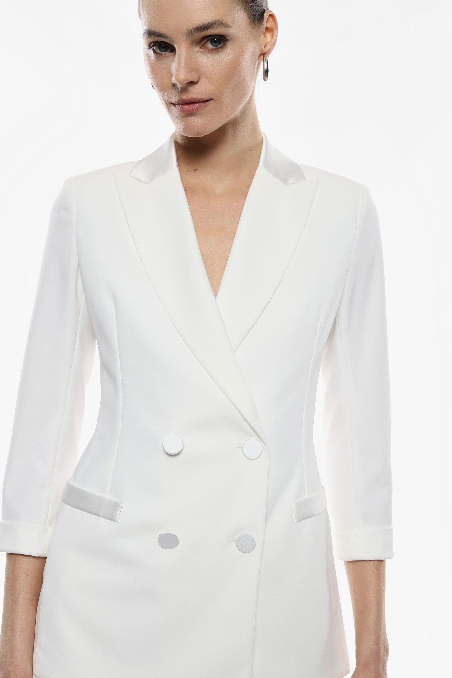 TAILLEUR GIACCA DOPPIOPETTO LATTE CON REVER A LANCIA IMPERIAL
