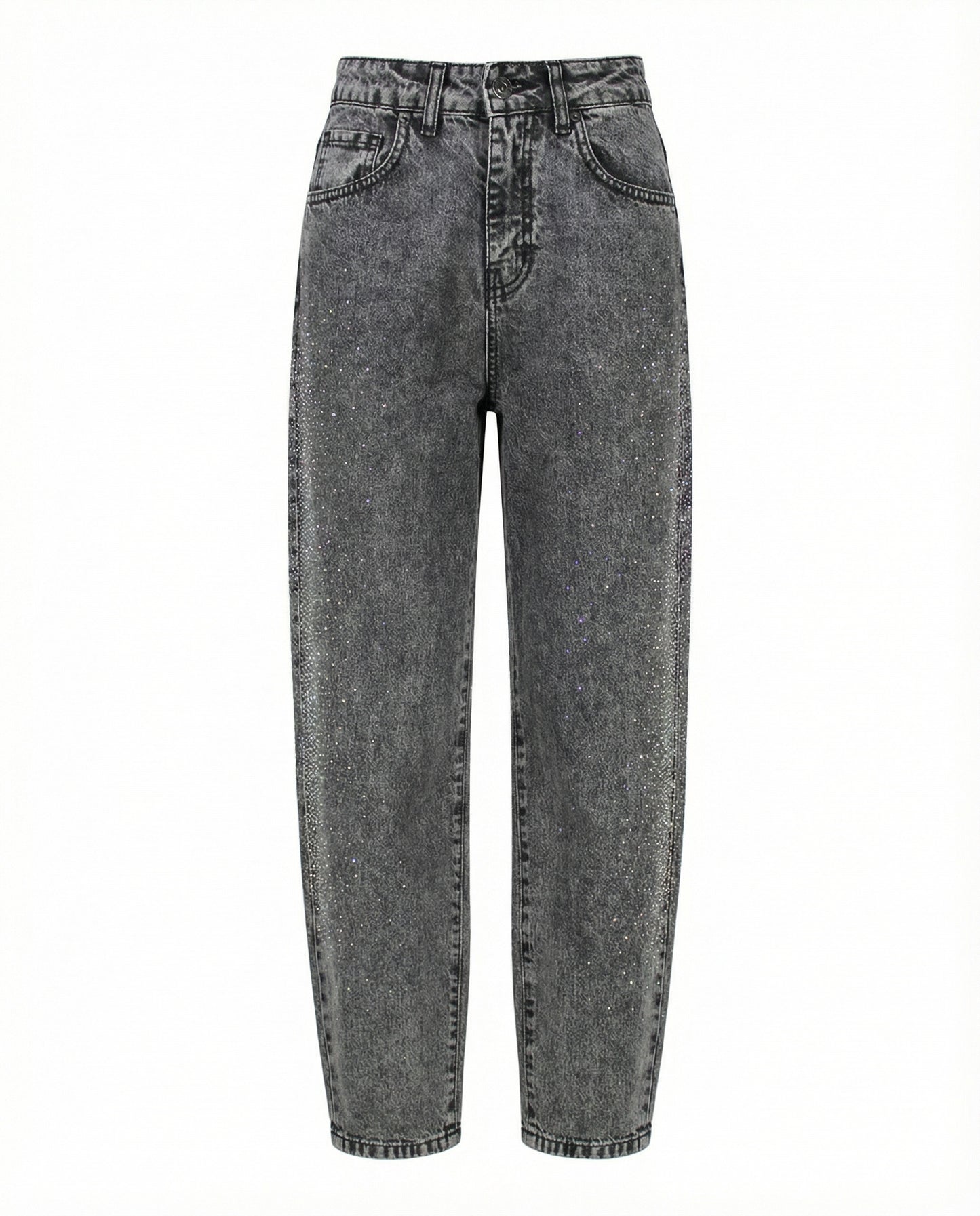 JEANS CON STRASS 53721 GRIGIO SUSY MIX