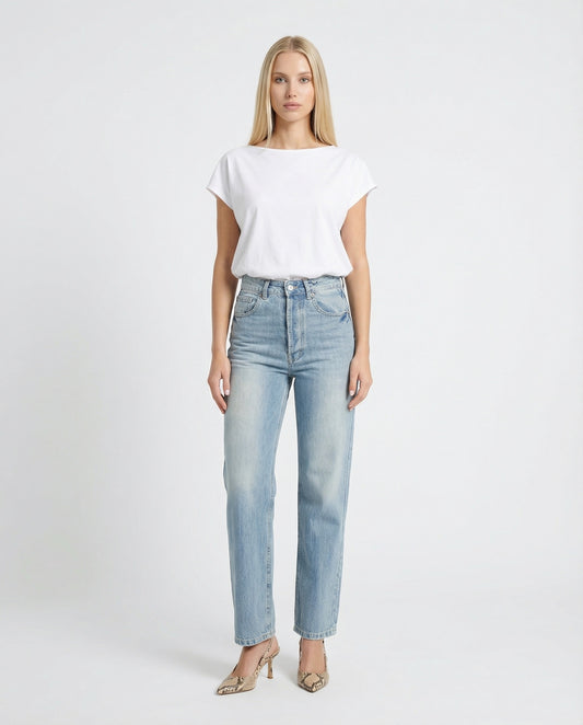 JEANS CAGE-BLU BLU TENSIONE IN.