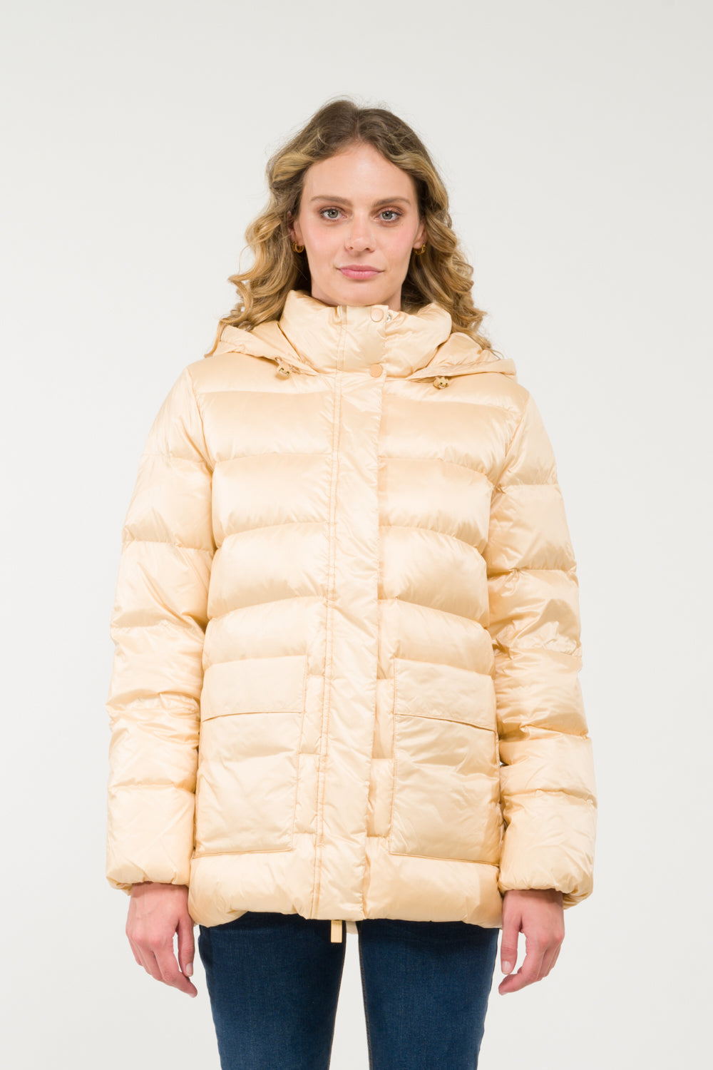 Cappuccio Piumini Logo Papera Piumini Economici Donna Piumino