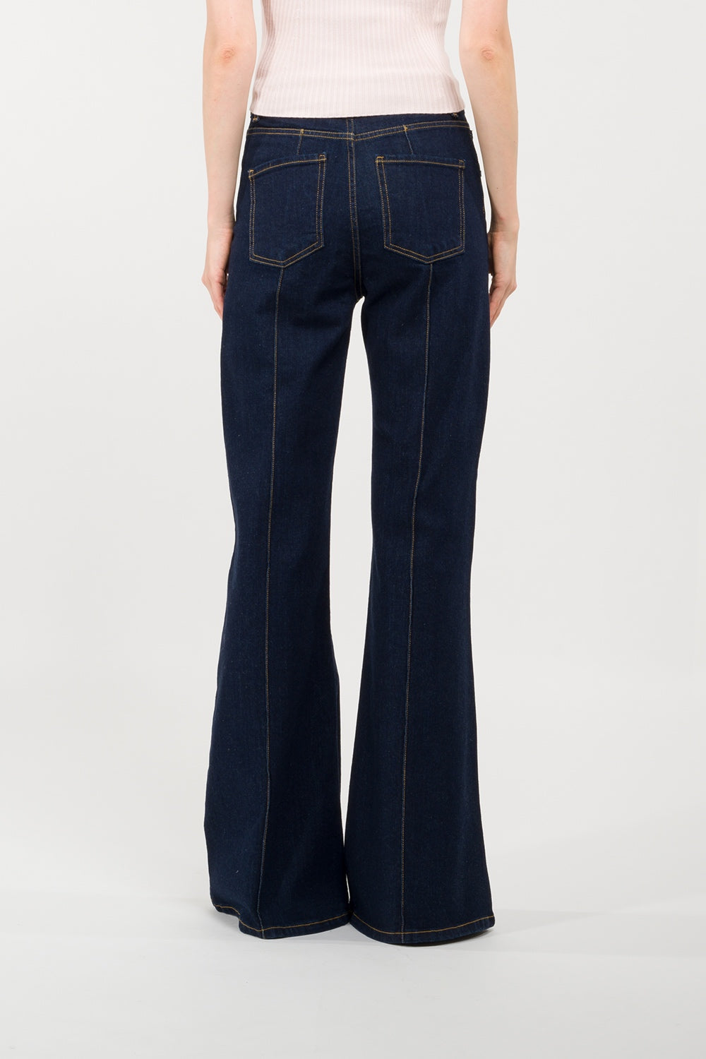 JEANS ZAMPA IMPUNTURE KONTATTO