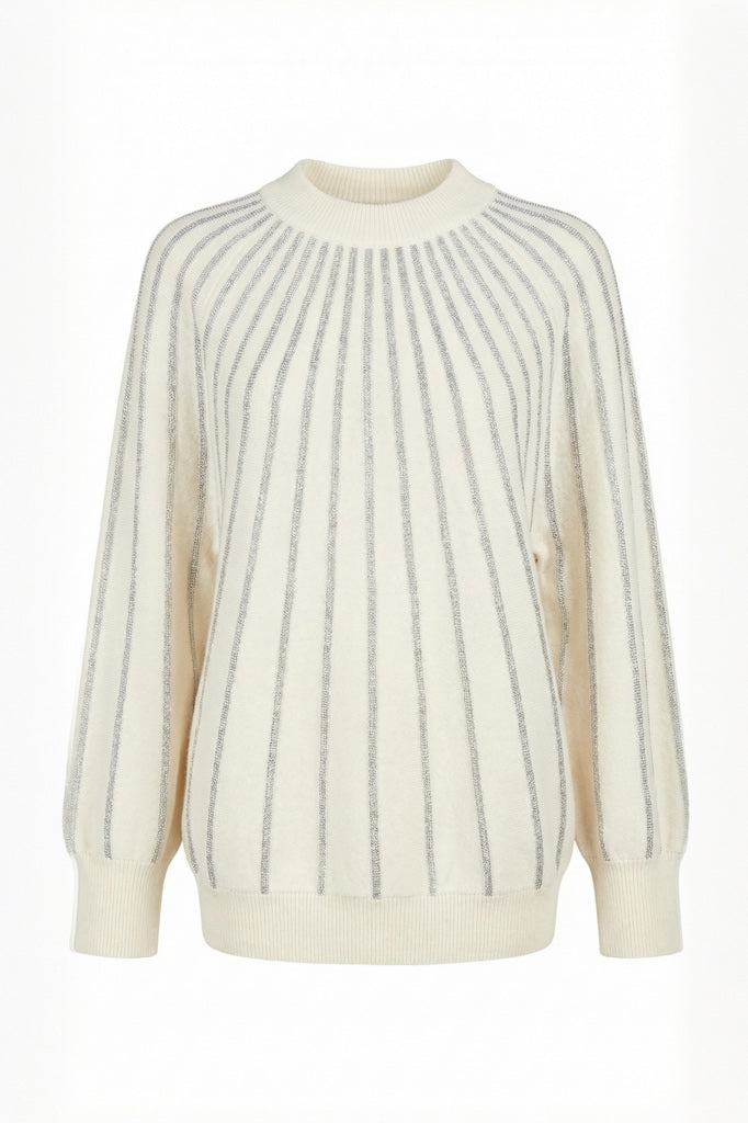 MAGLIA PIPISTRELLO XL66727 PANNA D'ELLE.