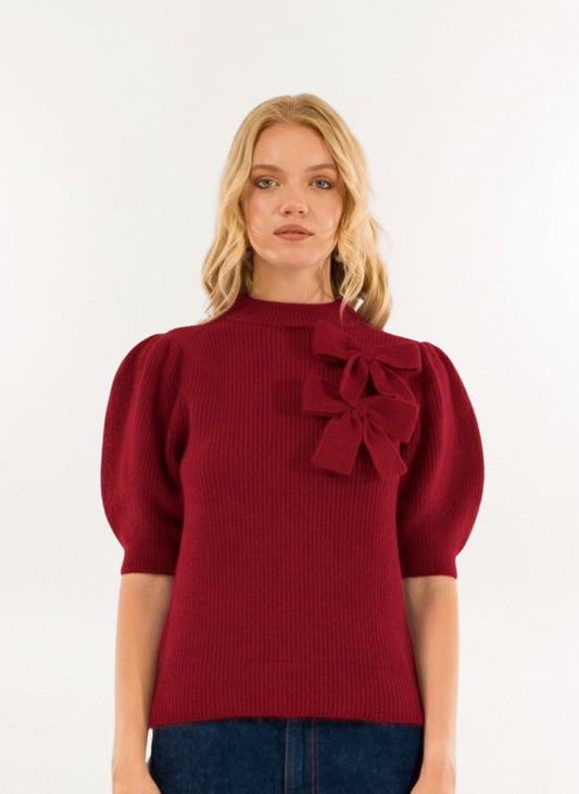 MAGLIA GIROCOLLO FIOCCHI 3M0931C CILIEGIA KONTATTO