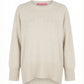 MAGLIA GIROCOLLO IN MISTO CASHMERE STUCCO 64540AI25  TENSIONE IN.