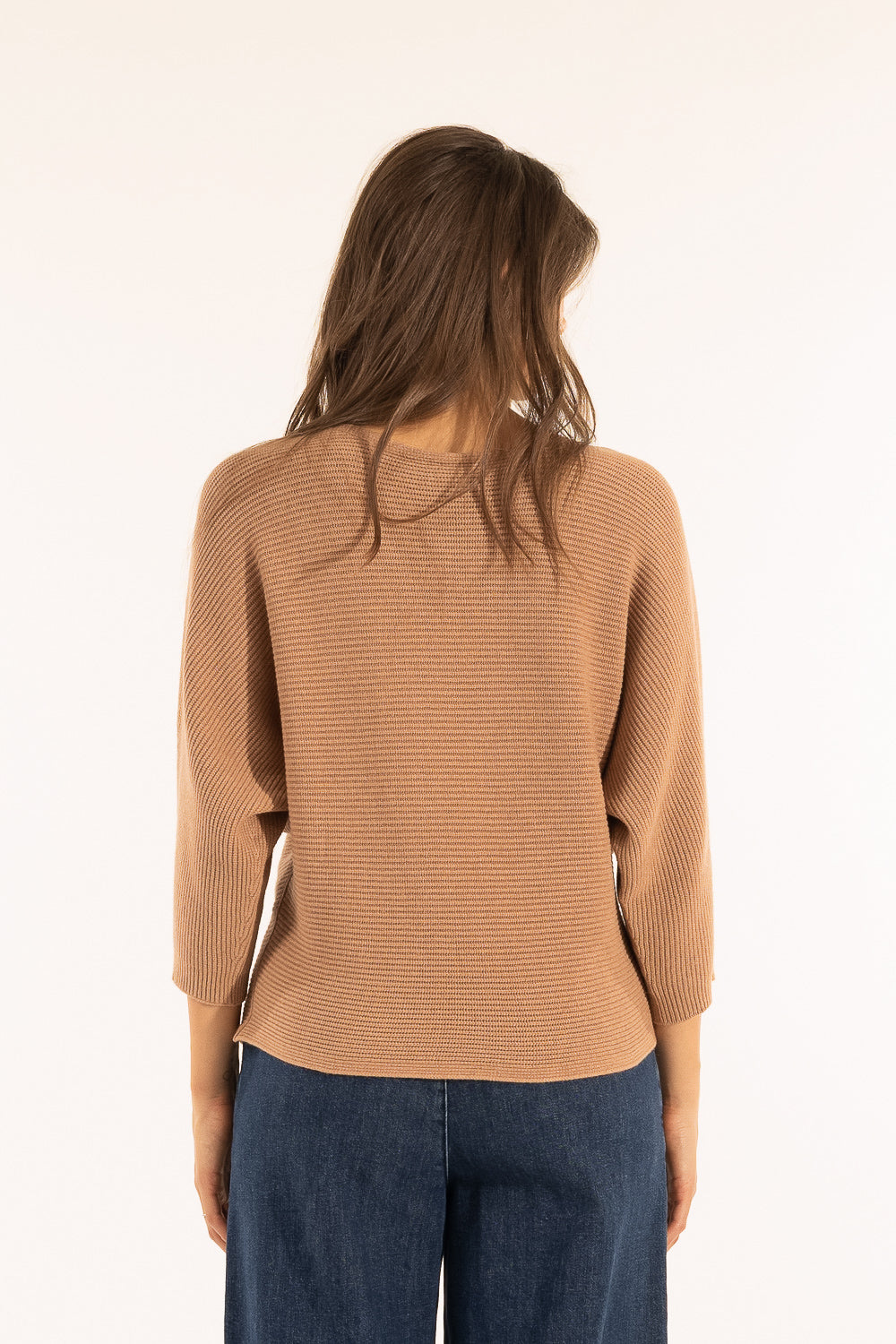 MAGLIA KIMONO 3M0852CN KONTATTO ECRU