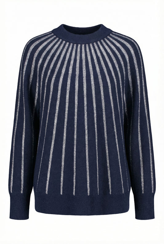 MAGLIA PIPISTRELLO XL66727 BLU D'ELLE.