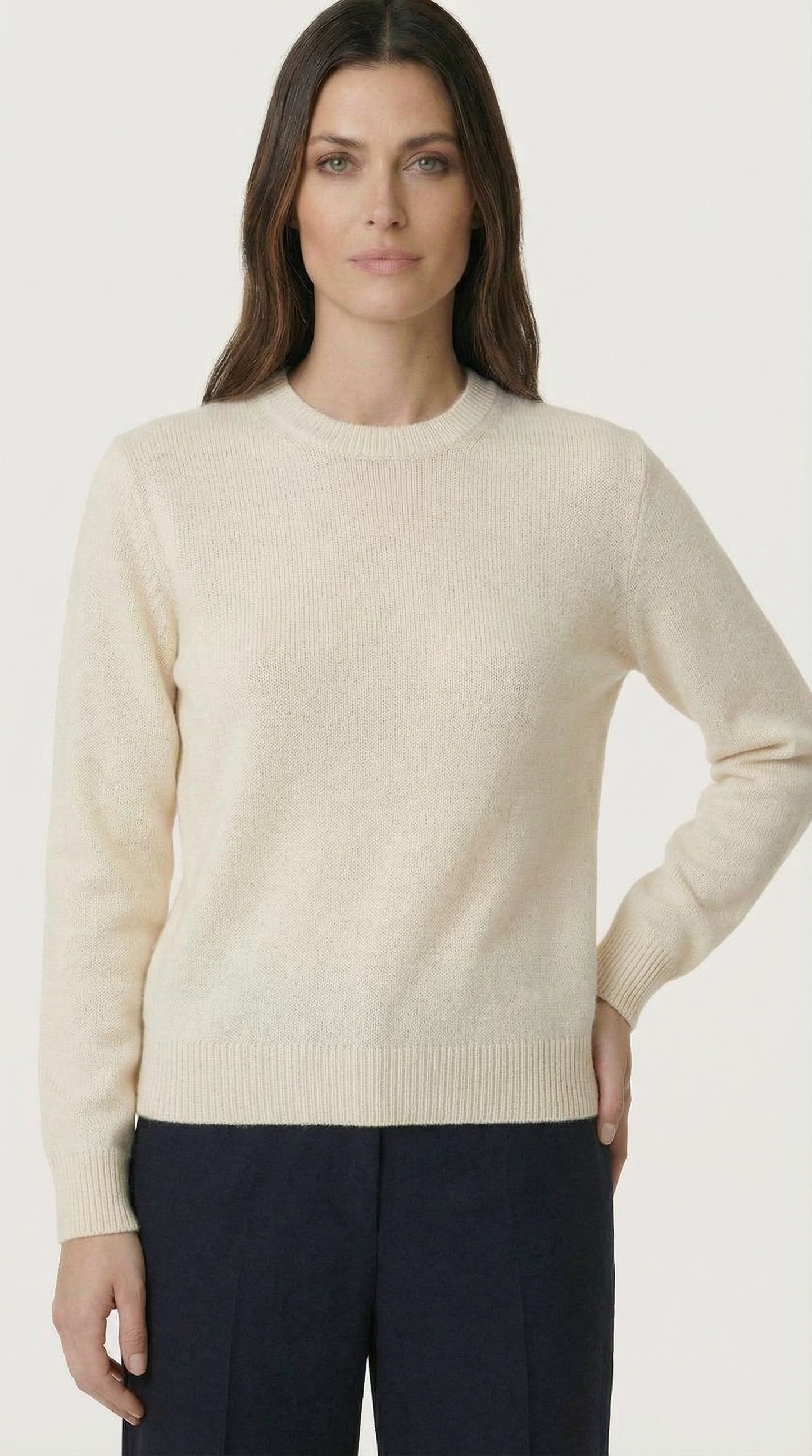 MAGLIA GIROCOLLO MISTO CASHMIRE D81026-APP5 TENSIONE IN.