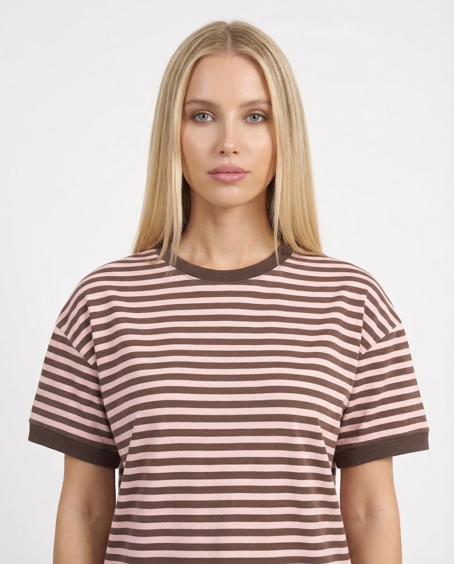 MAGLIA 26M4121 ROSA/MORO/MORO TENSIONE IN.