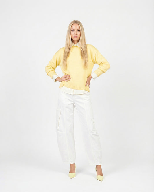 MAGLIA SCATOLA 26136 GIALLO TENSIONE IN.