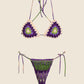 Bikini Donna Triangolo con Slip Americano Regolabile Fantasia 0420-X20