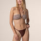 ME FUI Bikini Donna Me fui Fascia con Ferretto e Slip Regolabile Marrone 0311-BN