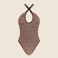 Monokini Donna Me fui Marrone 0312-BN