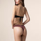 ME FUI Slip Americano fisso Donna Me fui Marrone 1906-BN
