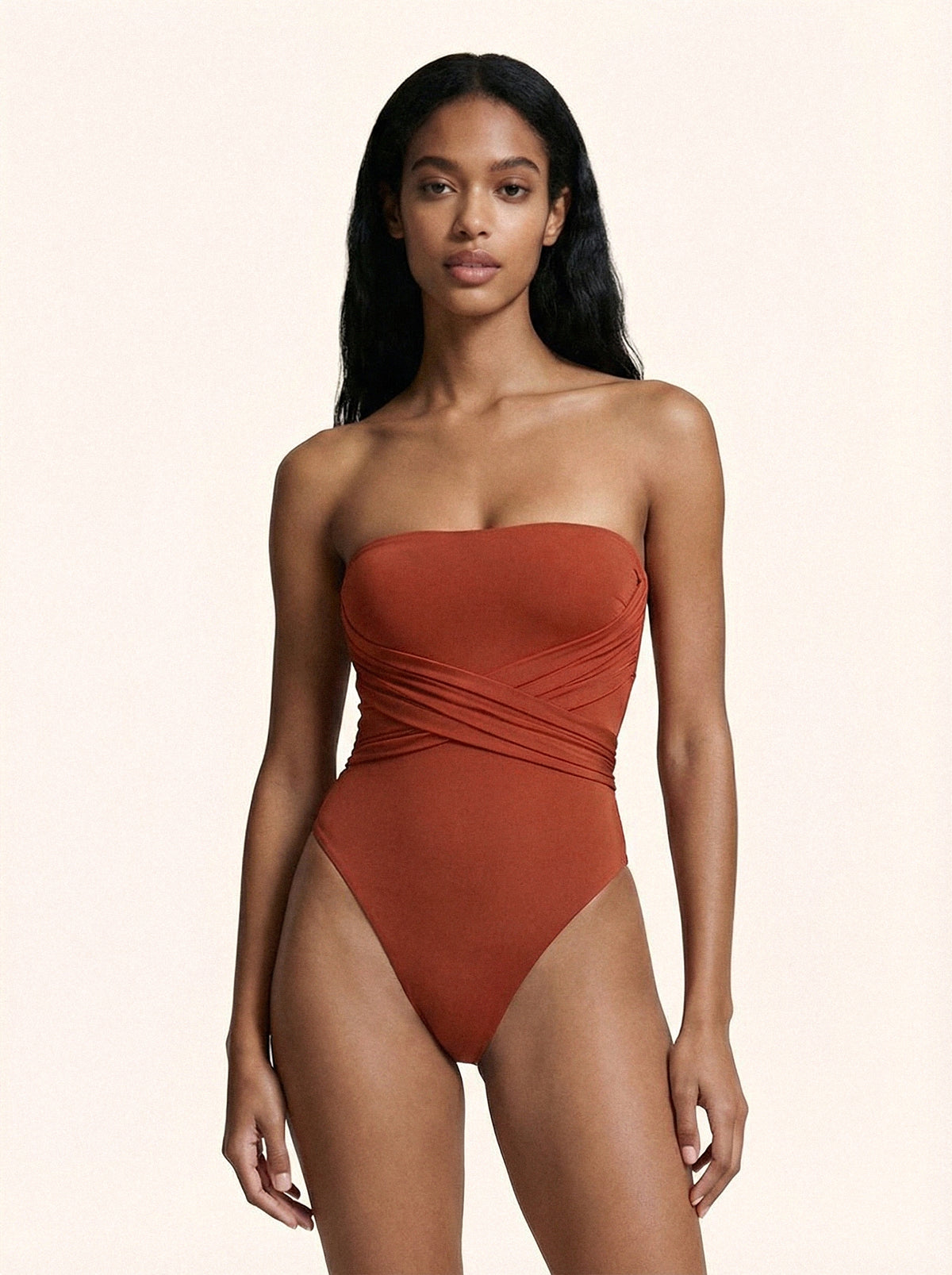 Monokini Donna Me Fui Red Clay SW0103-RC