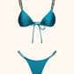 Bikini Donna Me fui Triangolo con Slip fisso Petrolio SW0120-PT