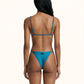 Bikini Donna Me fui Triangolo con Slip fisso Petrolio SW0120-PT