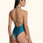 Monokini Donna Me fui Petrolio SW0122-PT