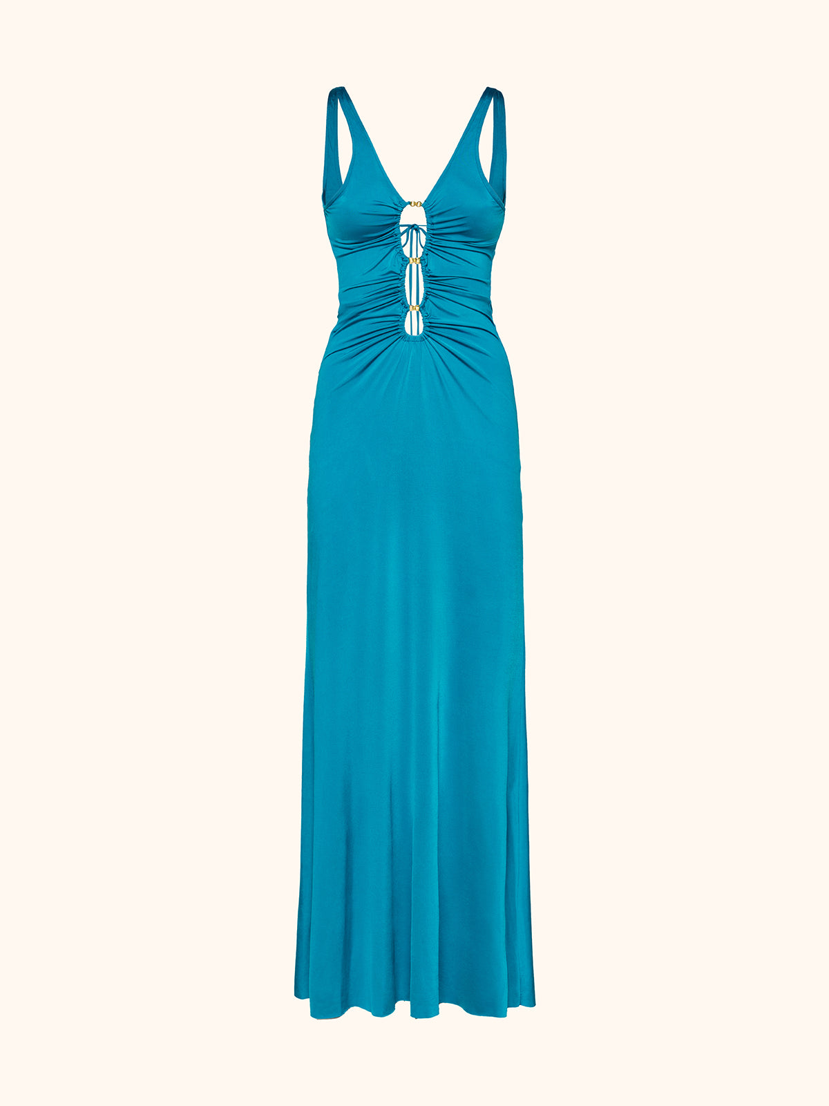 Vestito lungo Donna Me fui Petrolio SW0126-PT