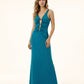 Vestito lungo Donna Me fui Petrolio SW0126-PT