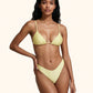 Bikini Donna Me Fui Triangolo con Slip Americano fisso Light Yellow SW0130-LW