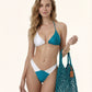 Bikini Donna Me Fui Triangolo con Slip Americano fisso Petrolio MF26-SW0140-PT