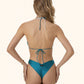 Bikini Donna Me Fui Triangolo con Slip Americano fisso Petrolio MF26-SW0140-PT
