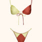 Bikini Donna Me Fui Fascia con Slip Regolabile Red Clay SW0141-RC
