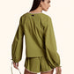 Camicia Donna Me fui Verde Militare SW0217-MG