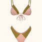 Bikini Donna Me fui Triangolo con Slip fisso Rosa SW0220-PK