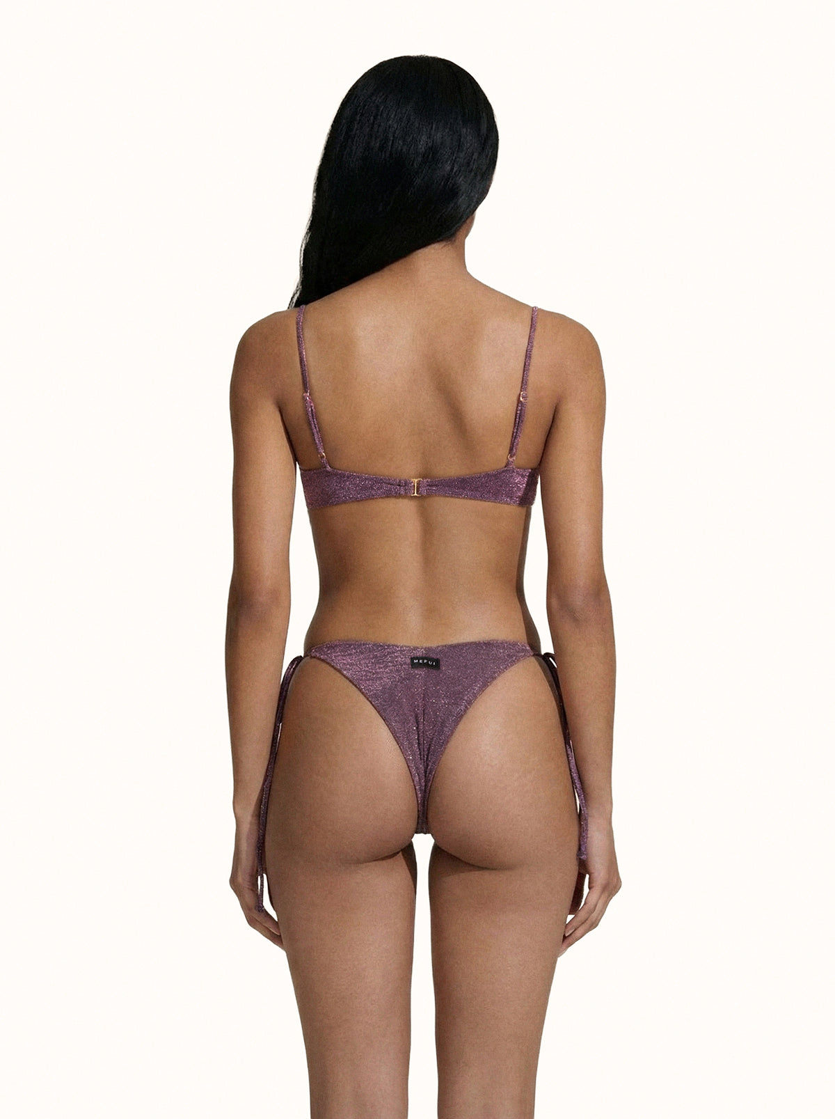 Slip Americano Regolabile Donna Me Fui Bordeaux SW0264-BD