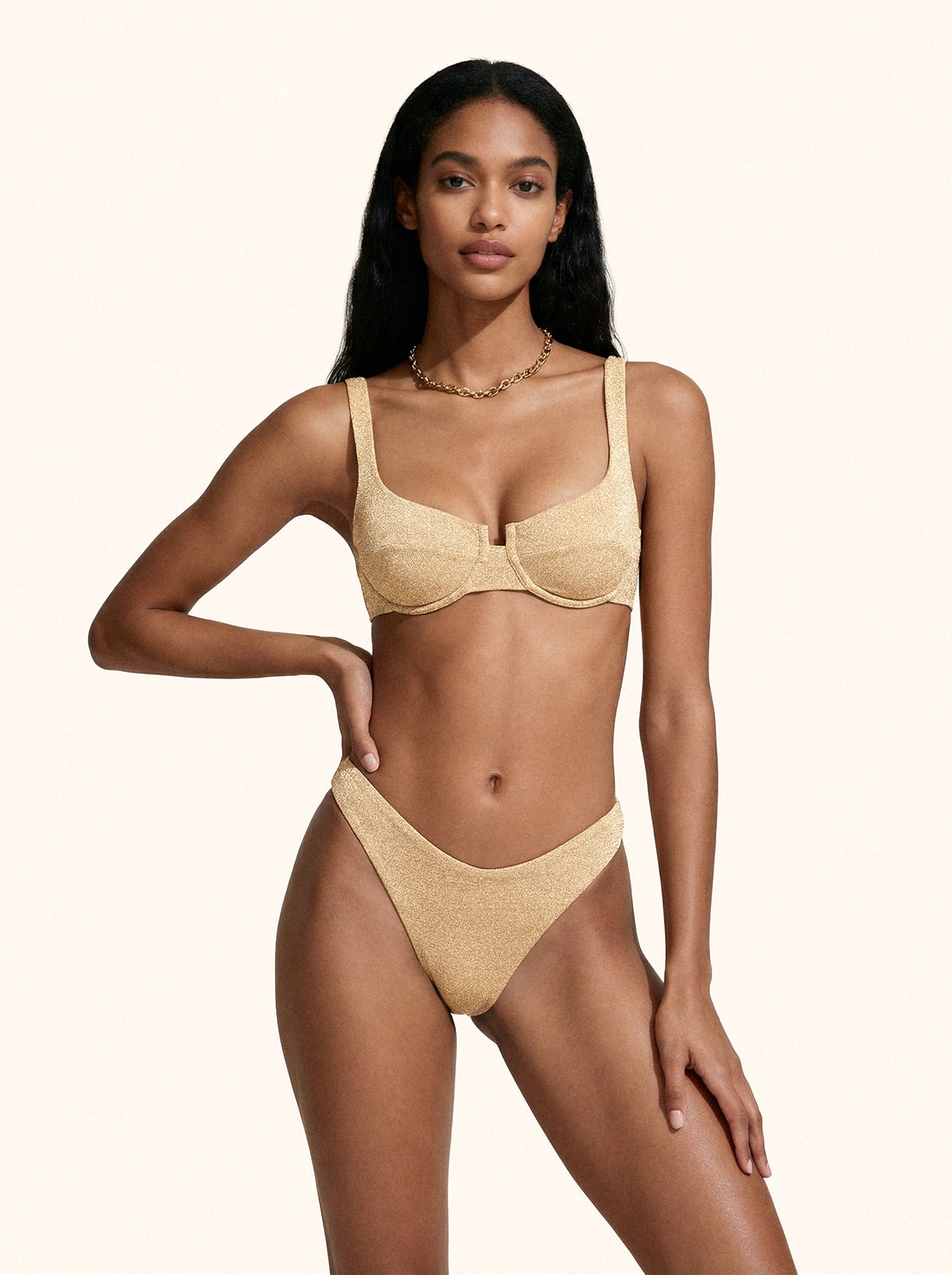 Slip Americano Fisso Donna Me Fui Gold SW0263-GD
