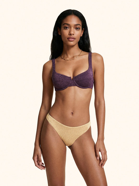 Slip fisso Donna Me Fui Gold SW0265-GD