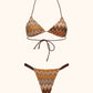 Bikini Donna Me Fui Triangolo con Slip fisso Multicolor SW0400-MC