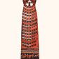 Vestito Lungo Donna Me Fui Fantasia SW0418-X21