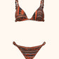 Bikini Donna Me Fui Triangolo con Slip Fisso Fantasia SW0440-X21