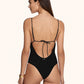 Monokini Donna Me fui Nero SW0503-BK