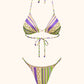 Bikini Donna Me fui Triangolo con Slip fisso Fantasia SW0521-X34