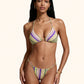 Bikini Donna Me fui Triangolo con Slip fisso Fantasia SW0521-X34