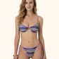 Bikini Donna Me Fui Reggiseno con Ferretto e Slip Regolabile Multicolor SW0812-MC